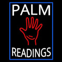 White Palm Readings With Palm Neontábla