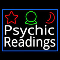 White Psychic Readings And Border Neontábla