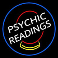 White Psychic Readings Crystal Neontábla