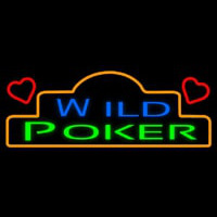 Wild Poker 1 Neontábla