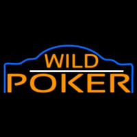 Wild Poker 3 Neontábla