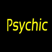 Yellow Psychic Neontábla