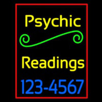 Yellow Psychic Readings With Phone Number Neontábla