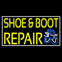 Yellow Shoe And Boot Repair Neontábla